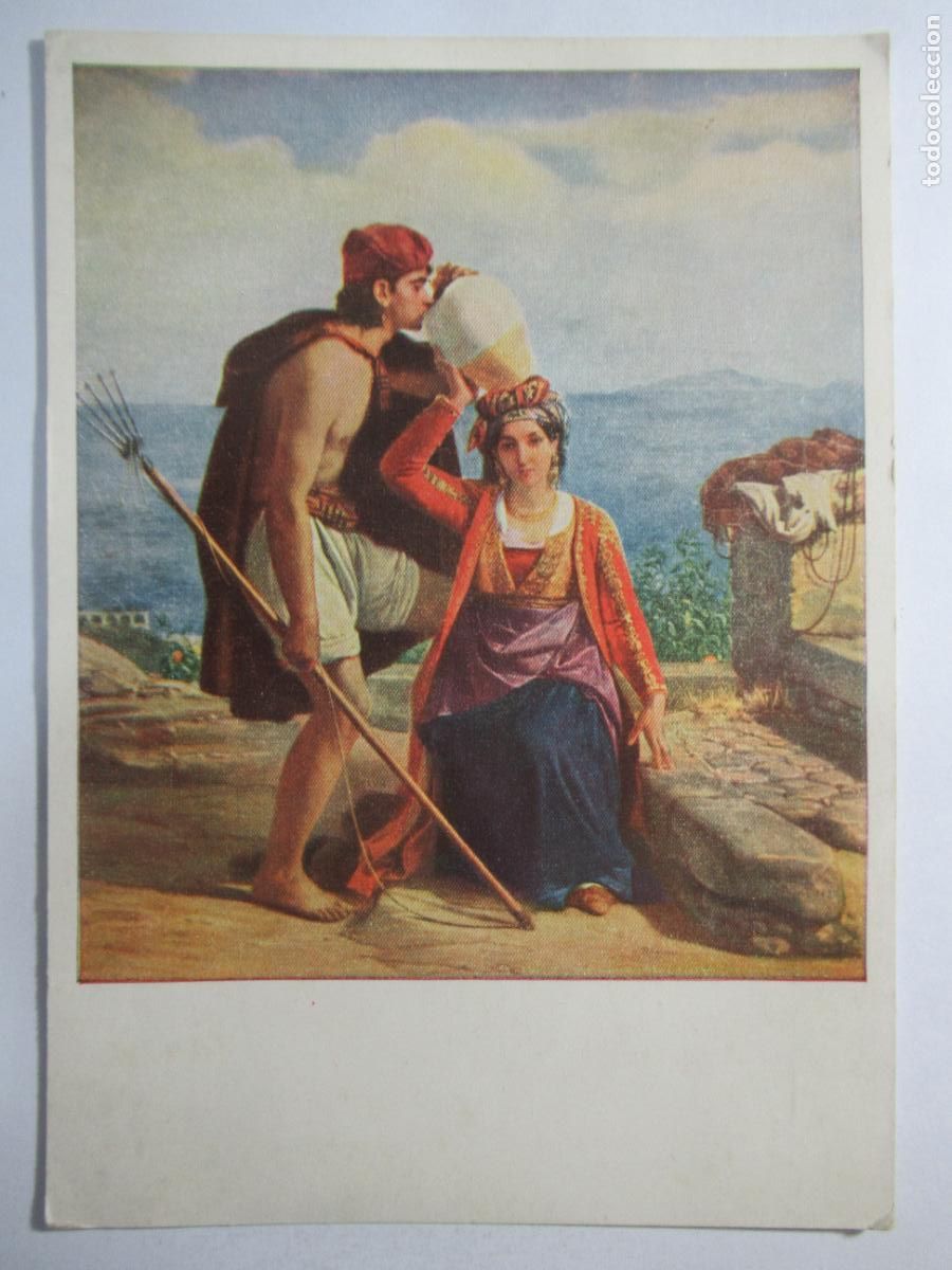 Postales: Leopold Robert - Escrita - Foto 1