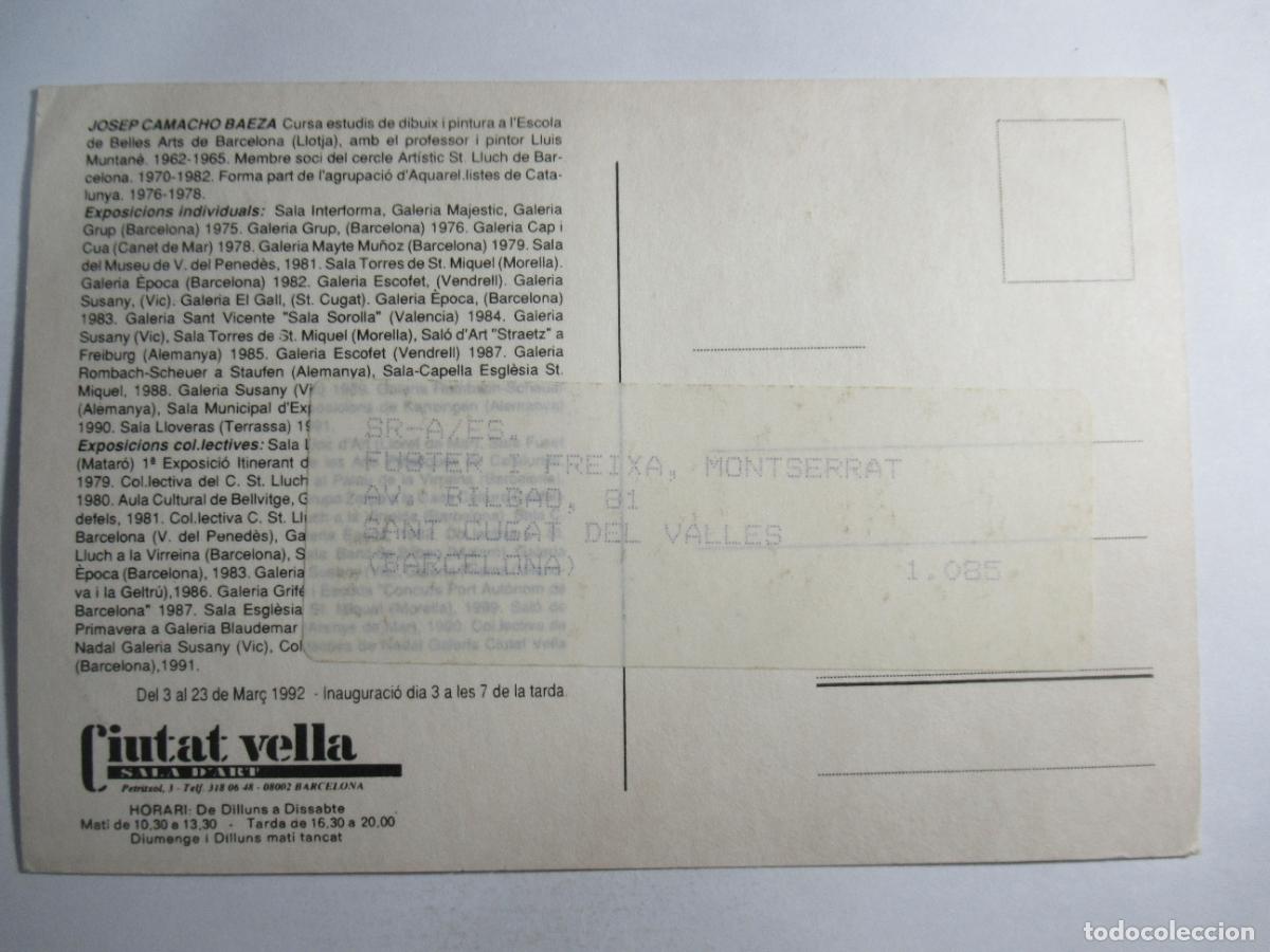 Postales: Josep Camacho Baeza - S/C - Foto 2