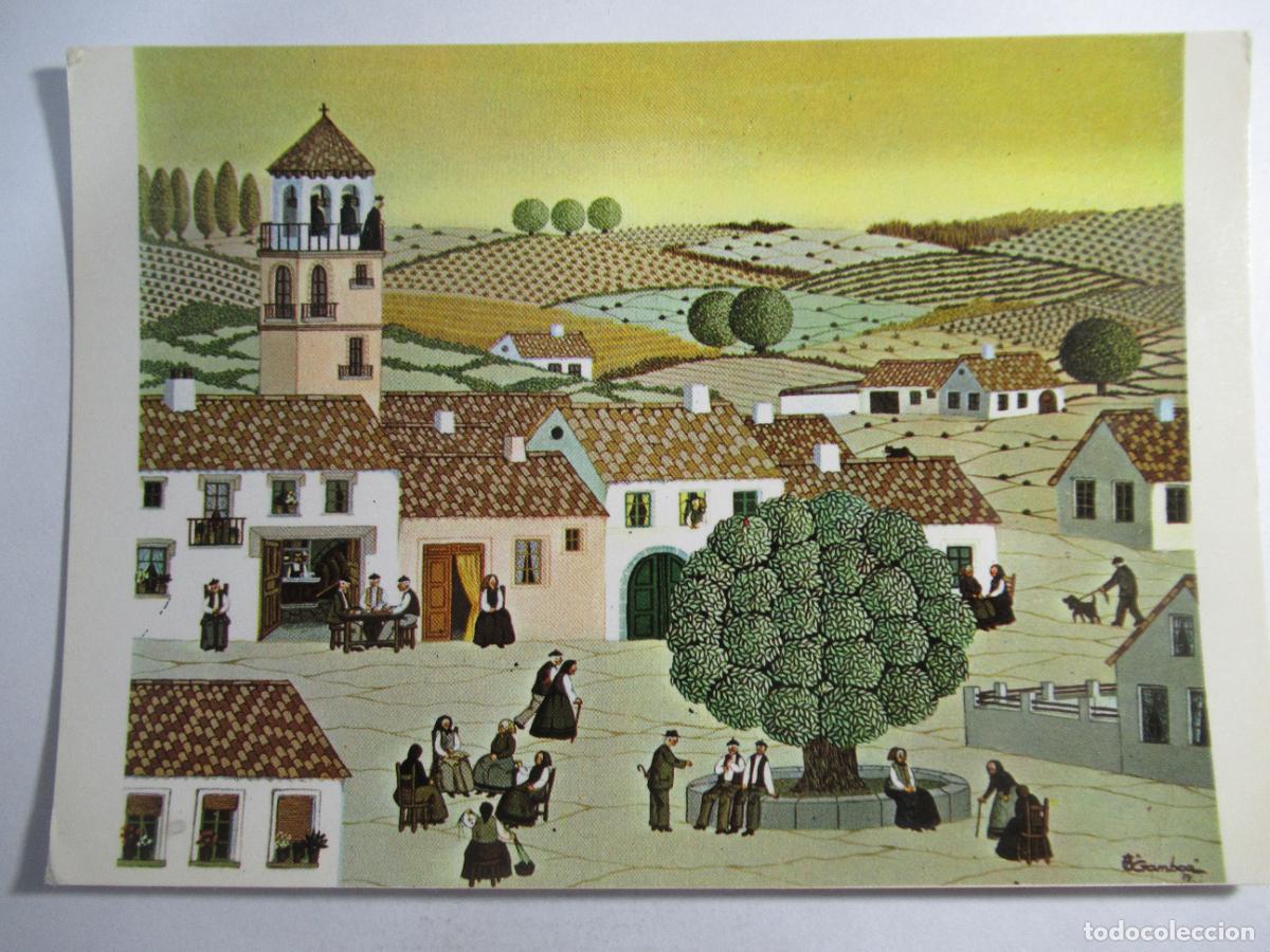 Postales: A. Gamboa - Viejos al Sol - S/C