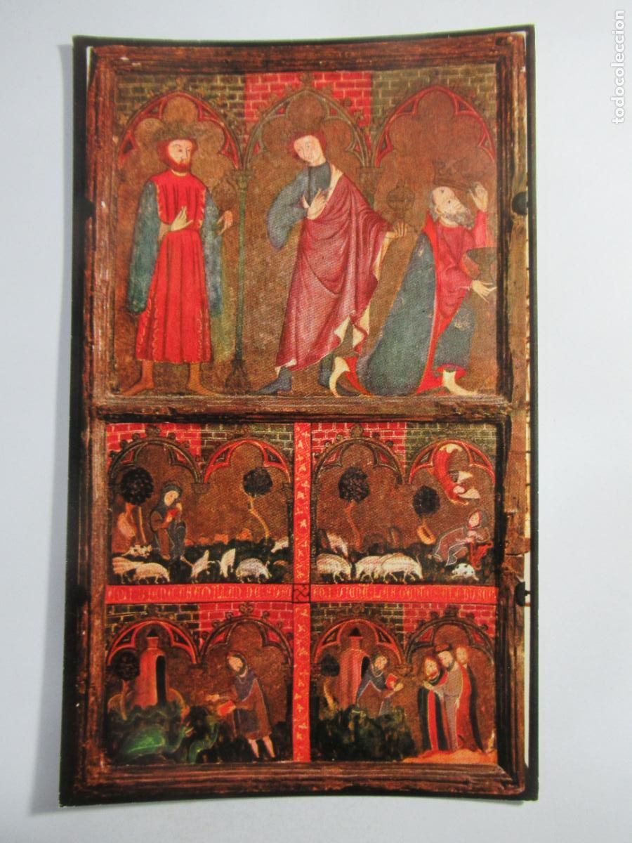 Postales: Tabla procedente de San Mill&aacute;n de Suso - Museo Provincial de Logro&ntilde;o - S/C