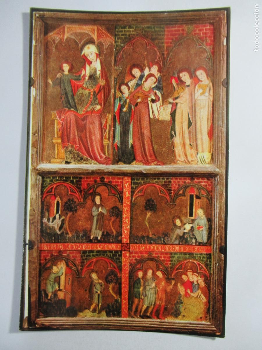 Postales: Tabla procedente de San Mill&aacute;n de Suso - Museo Provincial de Logro&ntilde;o - S/C