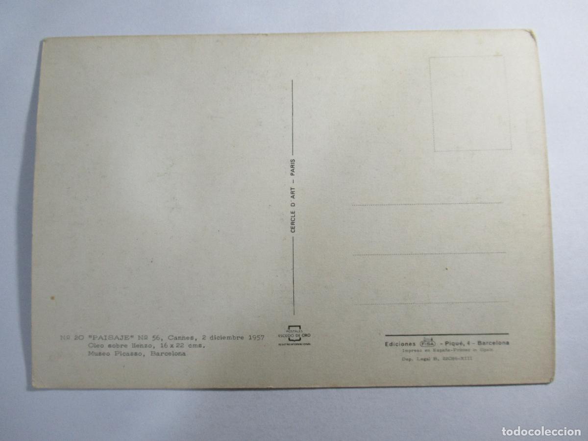 Postales: Picasso - Paisaje - S/C - Foto 2