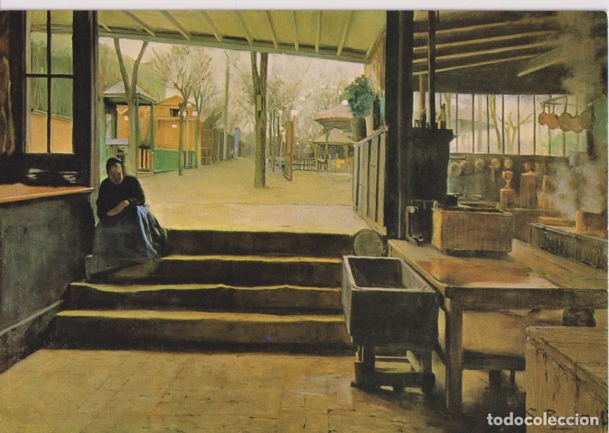 Postales: POSTAL DE LA OBRA SANTIAGO RUSI&Ntilde;OL, LABORATORI DE LA GALETTE - MINI EDICIONES DAVID - S/C