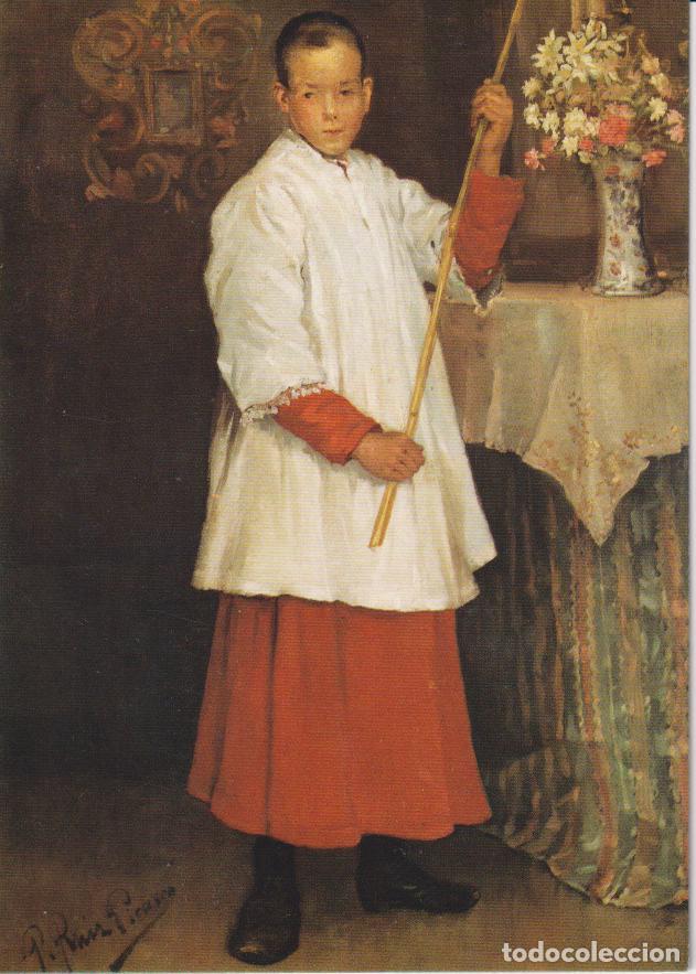 Postales: POSTAL DE LA OBRA DE PABLO R.PICASSO, L'ESCOL&Agrave; - PUB. L'ABADIA M. N&ordm;29 - S/C