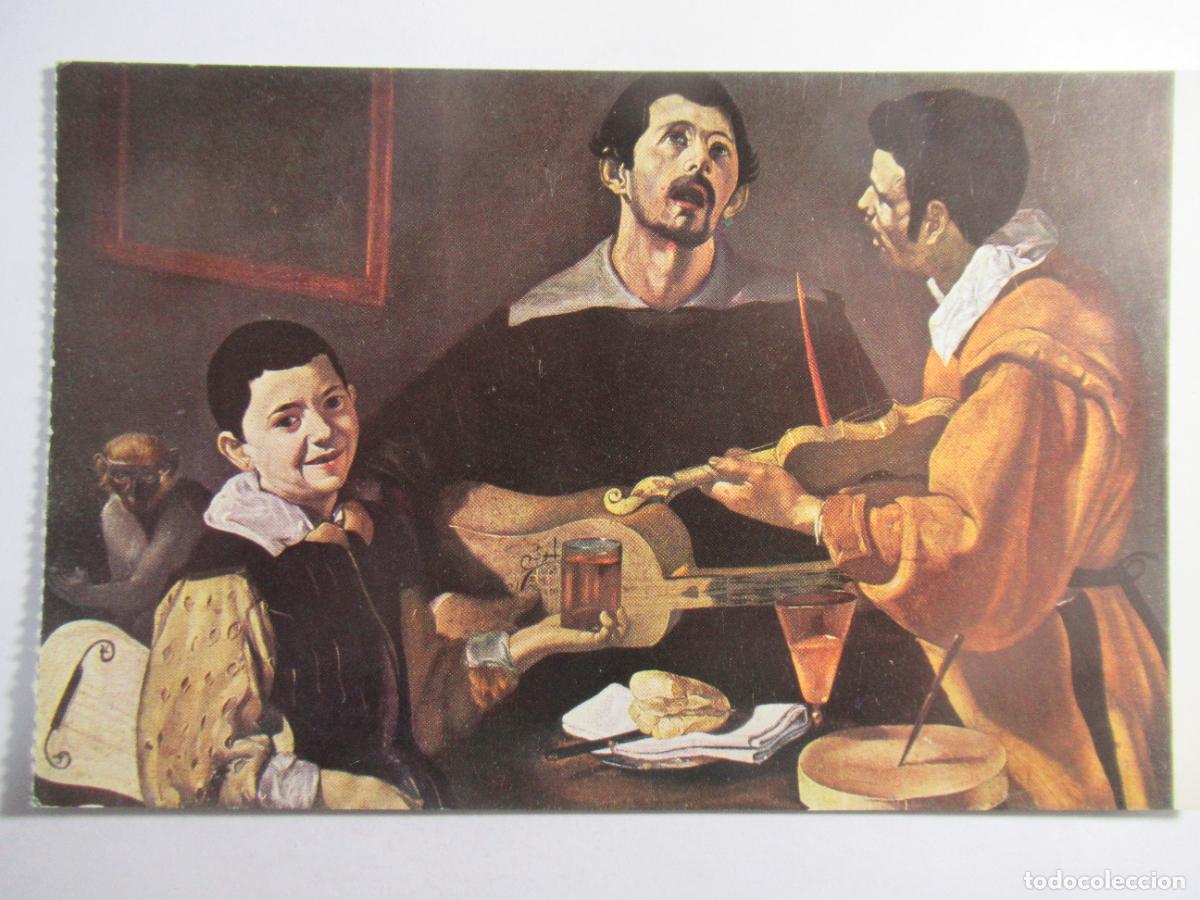 Postales: Vel&aacute;zquez - Los M&uacute;sicos - S/C - Foto 1