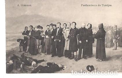 Postales: ANTIGUA POSTAL FUSILAMIENTOS DE TORRIJOS A GISBERT FOT LACOSTE