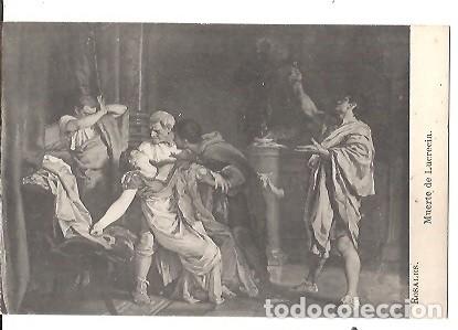 Postales: ANTIGUA POSTAL MUERTE DE LUCRECIA ROSALES FOT LACOSTE