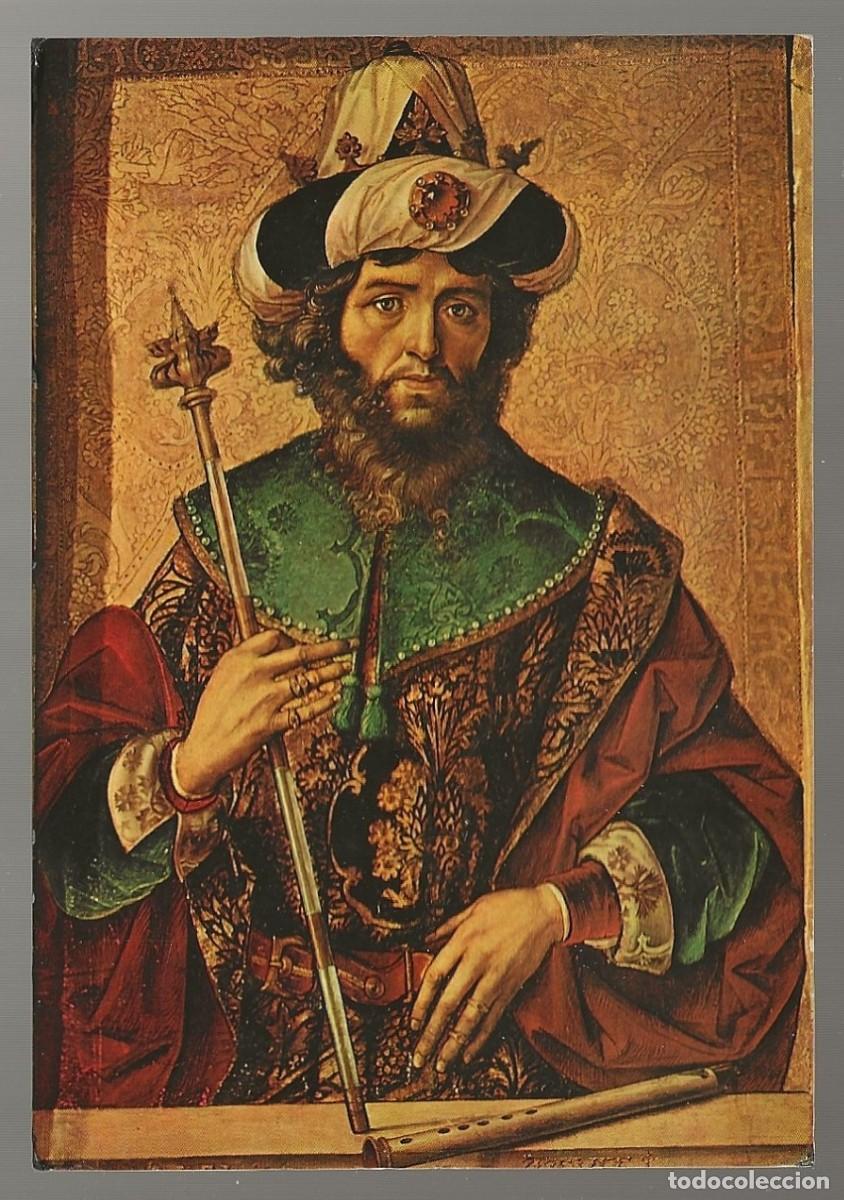 Postales: POSTAL - REY DAVID (BERRUGUETE) MUSEO PARROQUIAL STA. EULALIA - PAREDES DE NAVA - PALENCIA - S/C