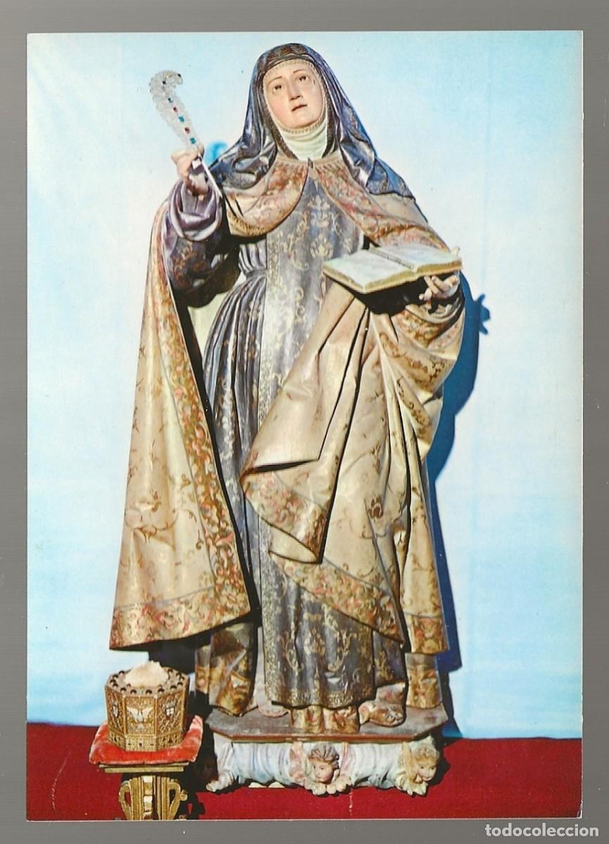 Postales: POSTAL - SANTA TERESA (GREGORIO FERNANDEZ) PP. CARMELITAS - ALBA DE TORMES- SALAMANCA - SIN CIRCULAR