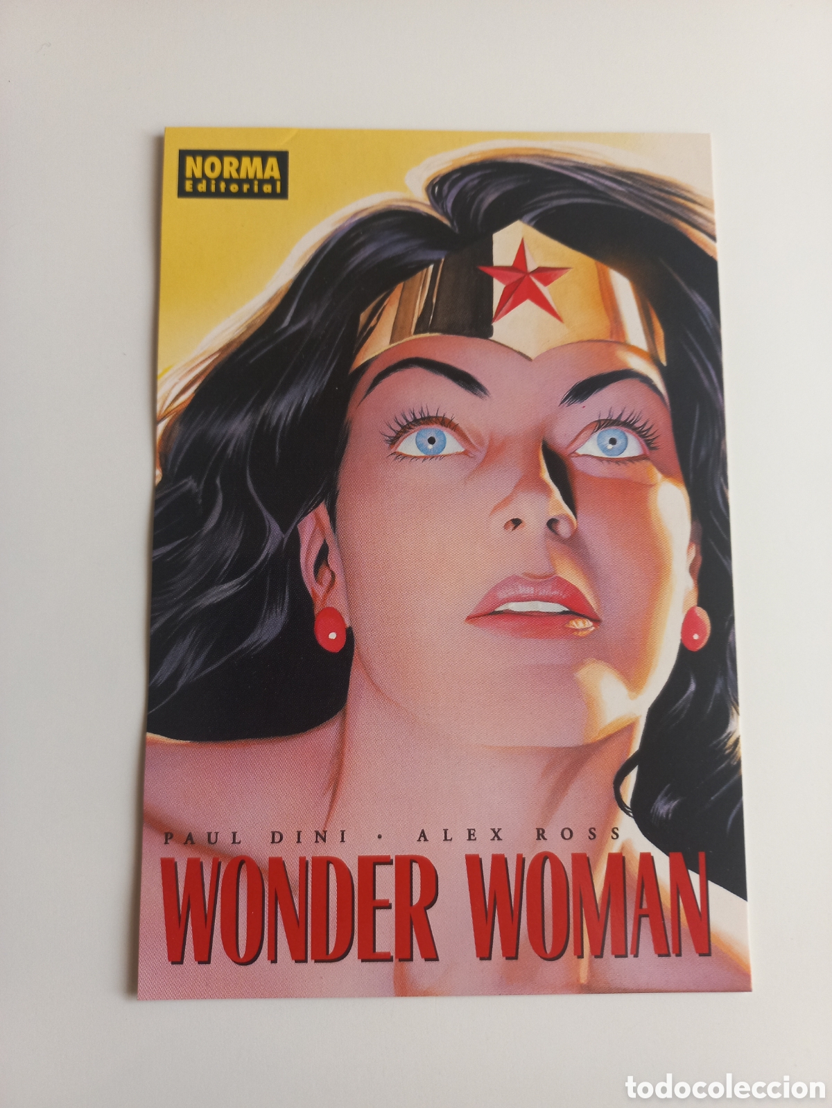 Postales: Postal Norma Editorial Wonder Woman. Paul Dini. ALEX ROSS.