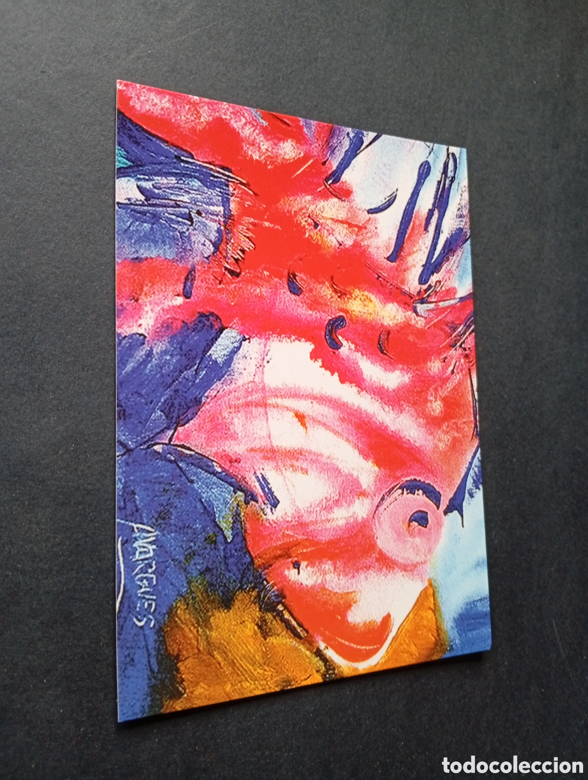 Postales: Postal El corral del pato restaurant, exposici&oacute;n Norma Avargues