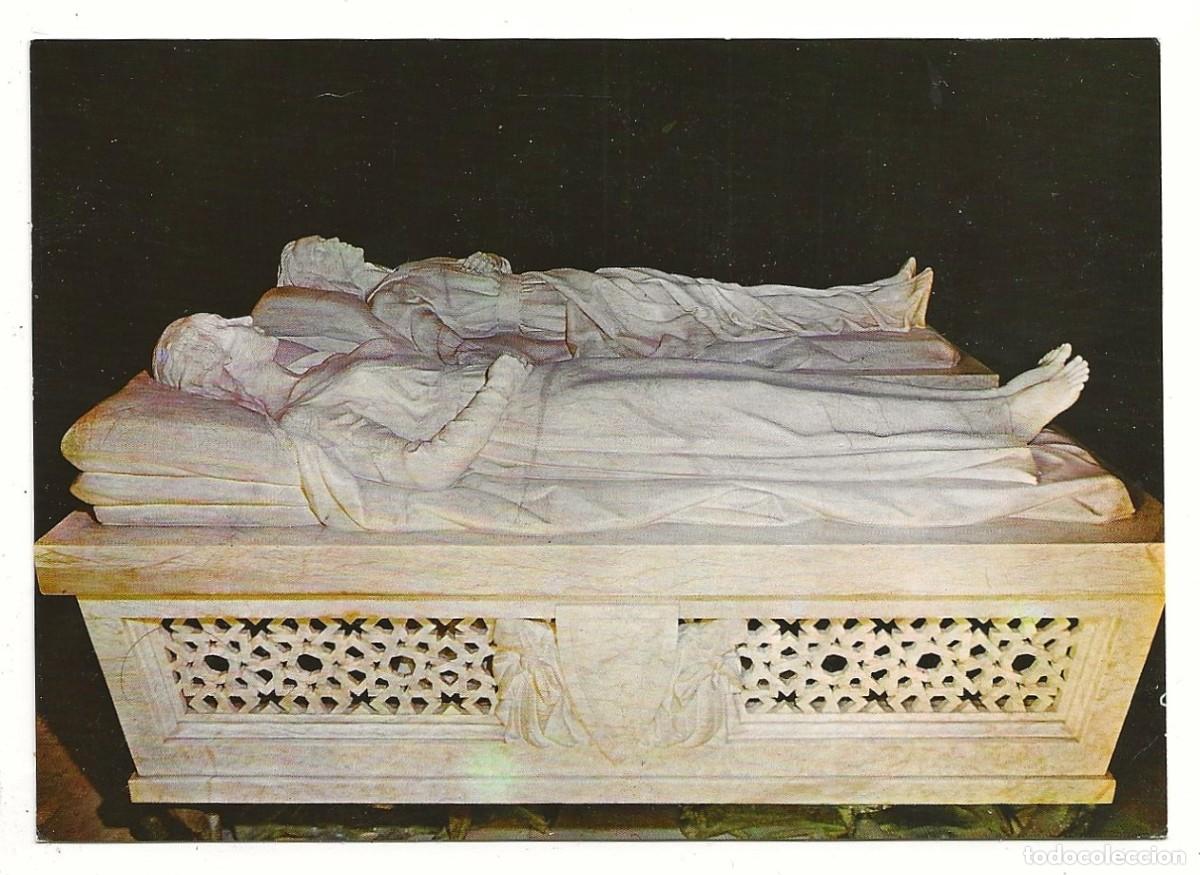 Postales: POSTAL - MAUSOLEO DE LOS AMANTES DE TERUEL (JUAN DE &Aacute;VALOS) IGLESIA DE SAN PEDRO - TERUEL - S/C