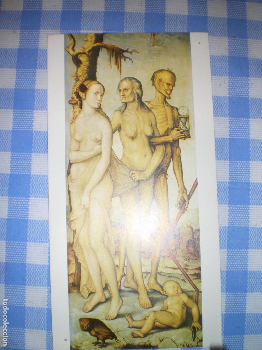 Postales: POSTAL HANS BALDUNG, LAS EDADES Y LA MUERTE, EL PRADO