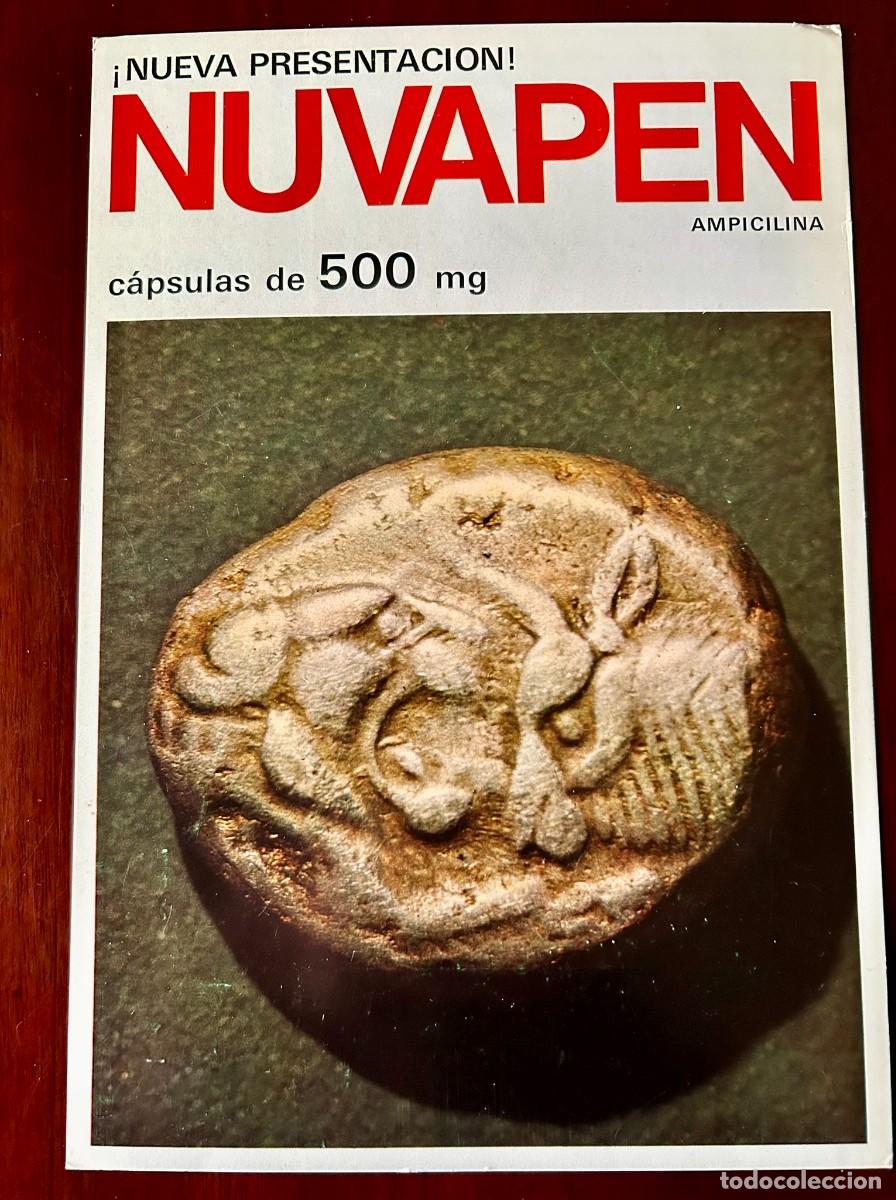 Postales: MONEDA CELTAS DEL DANUBIO II-I aC - NUM&Iacute;SM&Aacute;TICA - POSTAL PUBLICITARIA NUVAPEN FRANQUEADA 1972