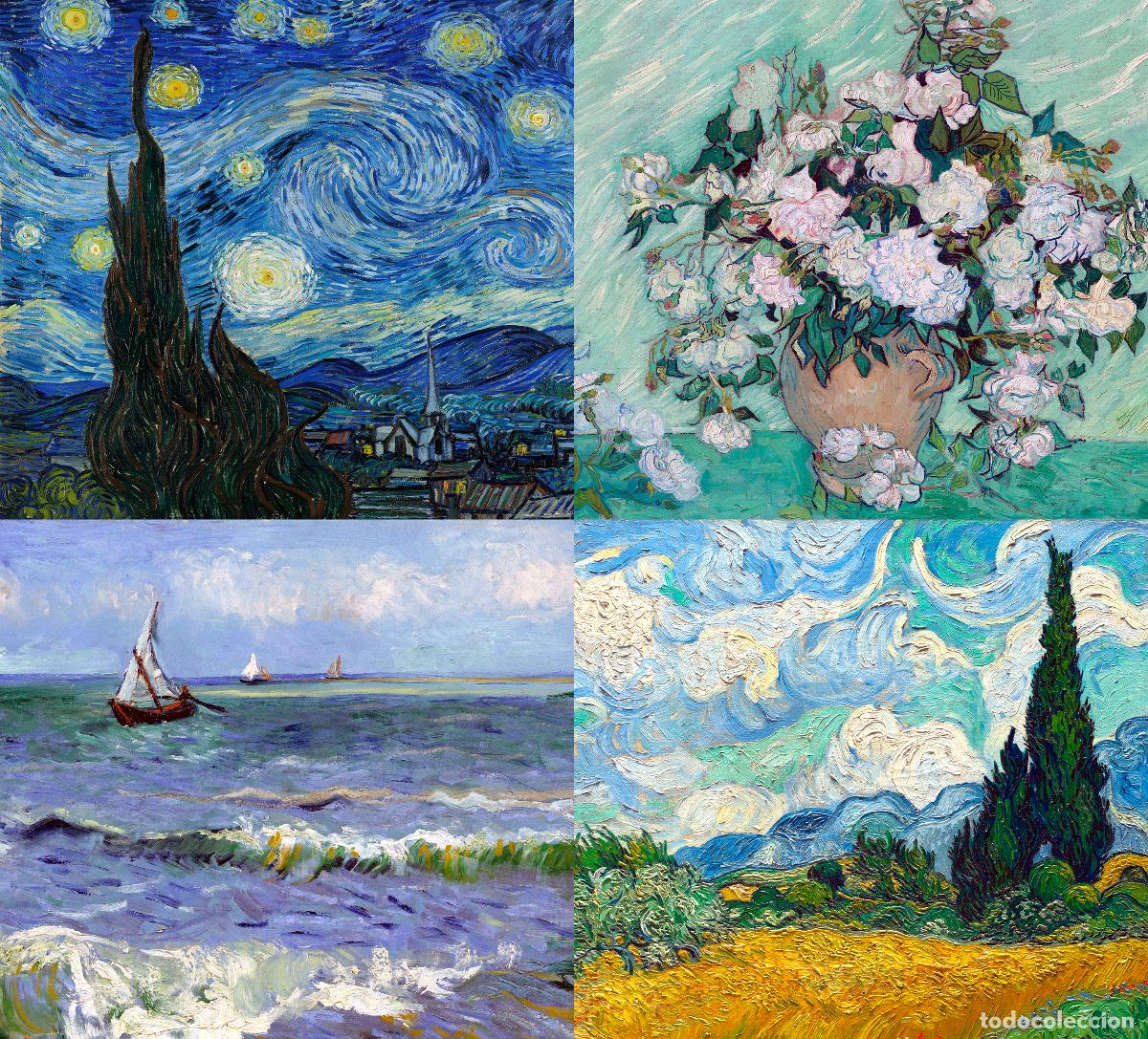 Postales: Lote de 10 Postales de Vincent van Gogh a Elegir de Nuestro Cat&aacute;logo. Pintura Arte Postimpresionismo