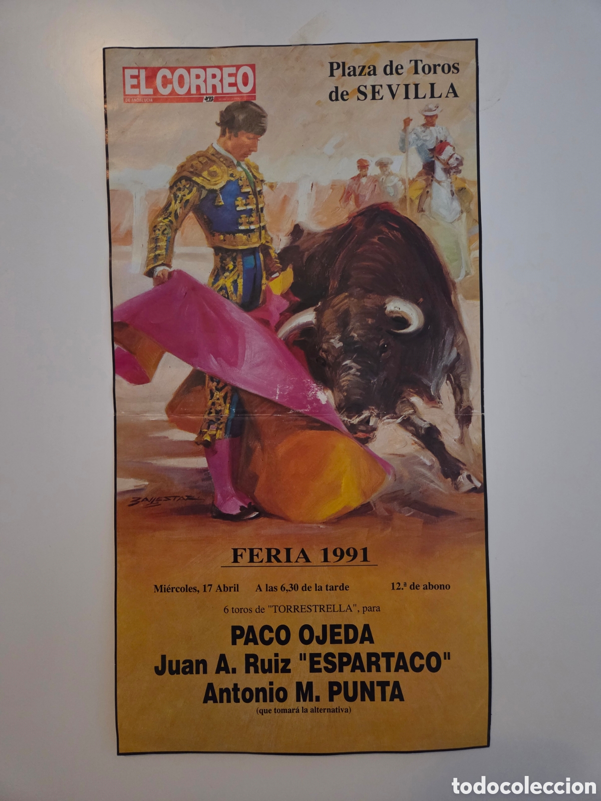 Postales: Feria de Sevilla 1991 - Foto 1
