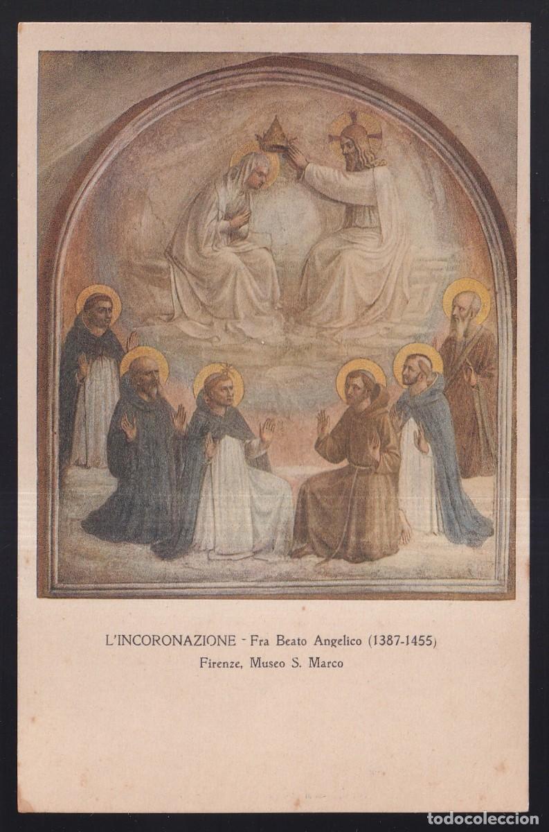 Cartes Postales: *Fra Beato Angelico - L'Incoronazione* Eliotipia Roberto Hoesch n&ordm; 32. Nueva.