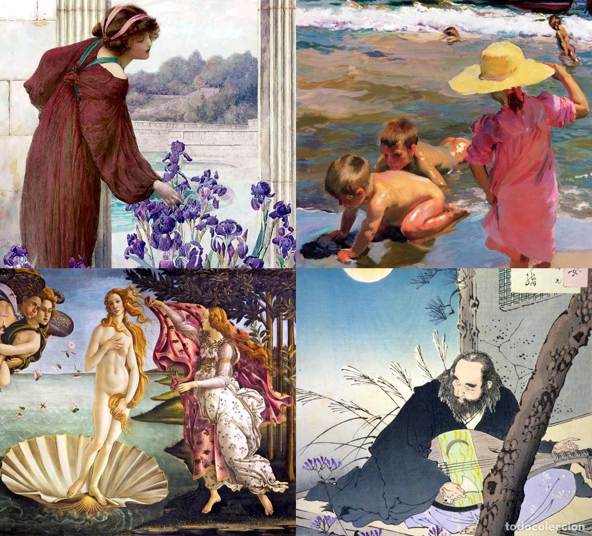 Postales: Lote de 50 Postales a Elegir de Nuestro Cat&aacute;logo. Arte, Modernismo Impresionismo Escritores Ciudades