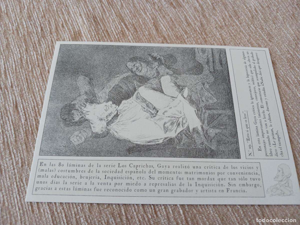 Postales: postal los caprichos de goya, n&ordm; 29, esto si que es leer, ed. fuendetodod