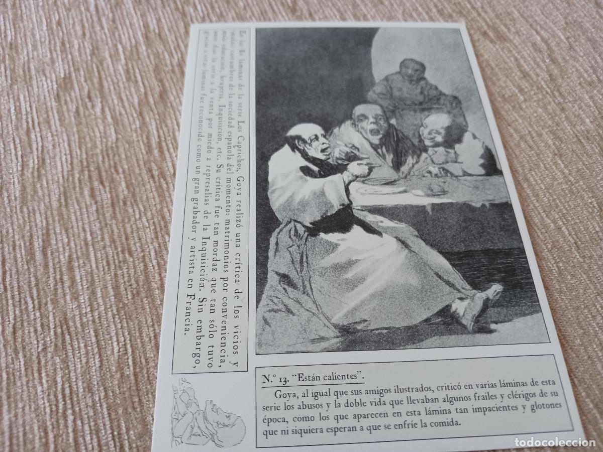 Postales: postal los caprichos de goya, n&ordm; 13, estan calientes, ed. fuendetodos