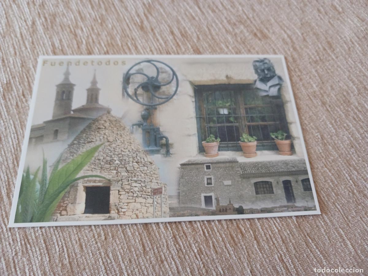 Postales: postal casa museo de francisco de goya y lucientes, fotografia luis gonzalez, fuendetodos