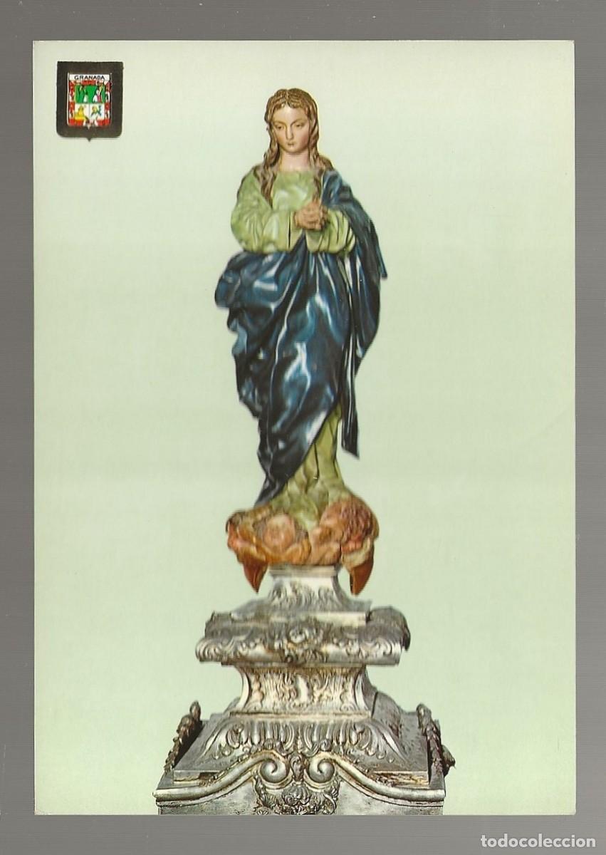 Postales: POSTAL - INMACULADA (ALONSO CANO) CATEDRAL - GRANADA - SIN CIRCULAR