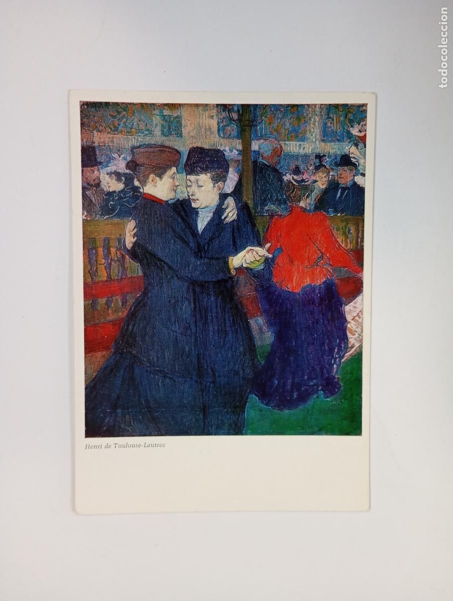 Postales: POSTAL HENRI DE TOULOUSE-LAUTREC IM MOULIN ROUGE. TDKP28Z4