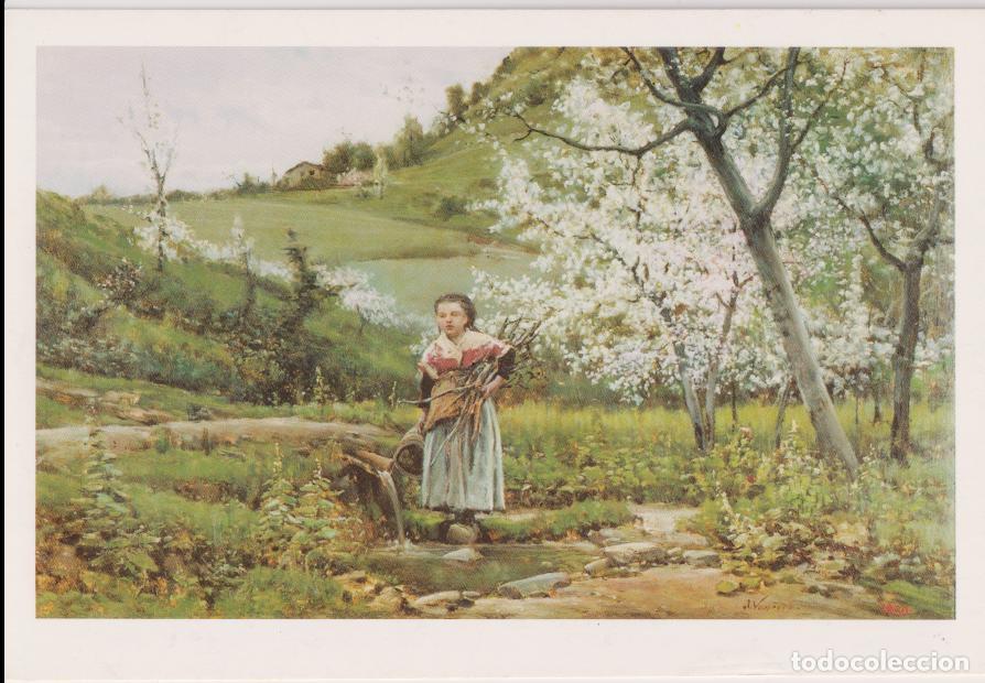 Postales: POSTAL DE LA OBRA DE JOAQUIM VAYREDA, PRIMAVERA - JOIES DEL MUSEU N&ordm;15 - S/C