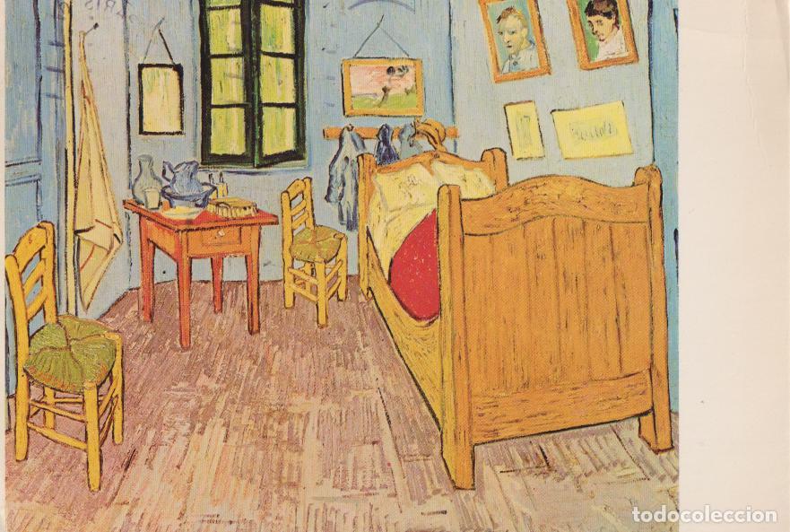 Postales: POSTAL DE LA OBRA DE VINCENT VAN GOGH, LE CHAMBRE - FERNAND HAZAN - CIRCULADA