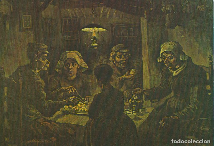 Postales: POSTAL DE LA OBRA DE VINCENT VAN GOGH, COMEDORES DE PATATAS (1885) - EDITION AND COLOUR F82 - S/C
