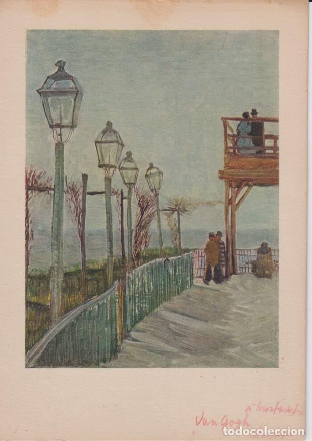 Postales: POSTAL DE LA OBRA DE VINCENT VAN GOGH, MONTMARTRE - A.EGGER N&ordm;352 - ESCRITA