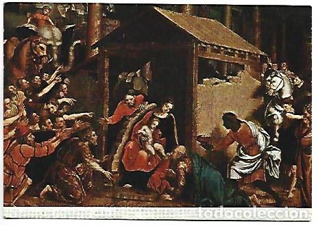 Postales: &rdquo; LA ADORACION DE LOS REYES &rdquo;.- MUSEO DE ARTE DE CATALUNYA / BARCELONA