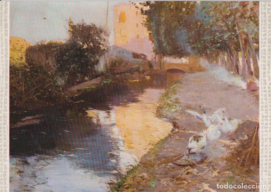 Postales: POSTAL DE LA OBRA DE JOAQUIN MIR, ACEQUIA - ESCUDO DE ORO N&ordm;18 - S/C