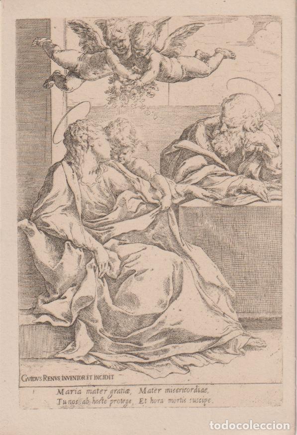 Postales: POSTAL OBRA DE GUIDO RENI, NUESTRA SE&Ntilde;ORA CON EL NI&Ntilde;O, SAN JOS&Eacute; Y &Aacute;NGELES - S/C