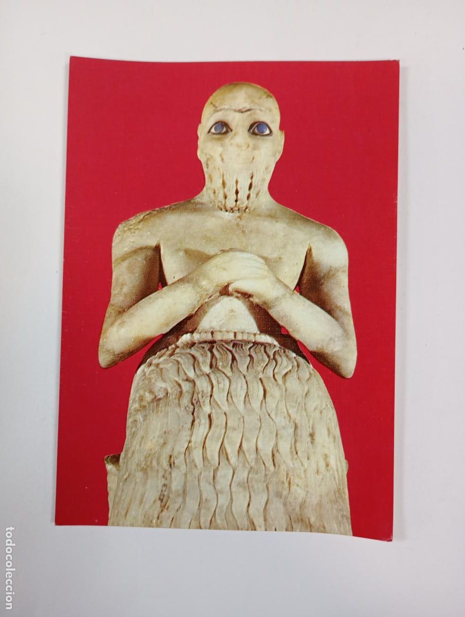 Postales: POSTAL ESTATUA DE EIL-IL. MUSEO DEL LOUVRE. TDKP29A