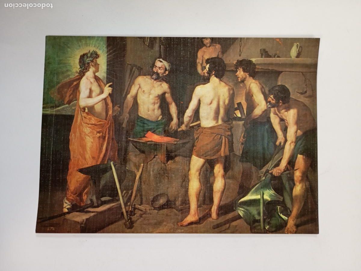 Postales: POSTAL VEL&Aacute;ZQUEZ. LA FRAGUA DE VULCANO. TDKP29A