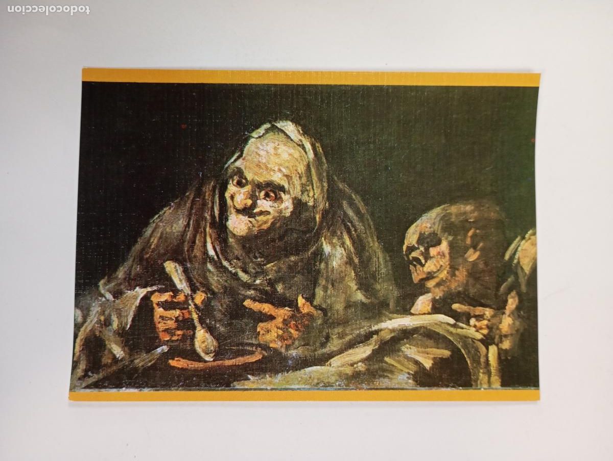 Postales: POSTAL FRANCISCO DE GOYA. LOS VIEJOS COMIENDO SOPAS. TDKP29A