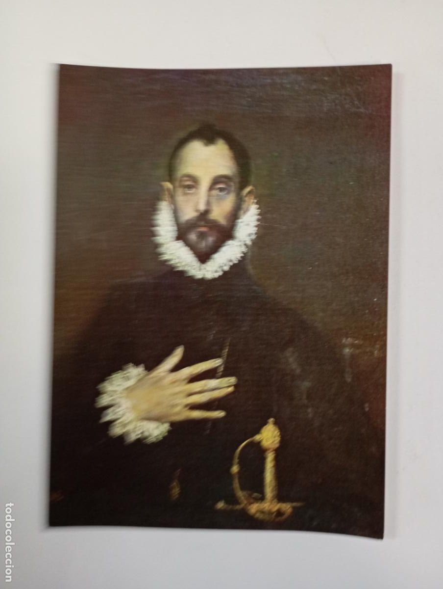 Postales: POSTAL EL GRECO. EL CABALLERO DE LA MANO AL PECHO. TDKP29A