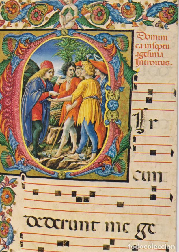 Postales: POSTAL DE LA OBRA DE LIBERALE DI JACOPO DELLA BIAVA, CORALE MINIATO: PARABOLA DEL VIGNAIOLI &ndash; EDZ.I.
