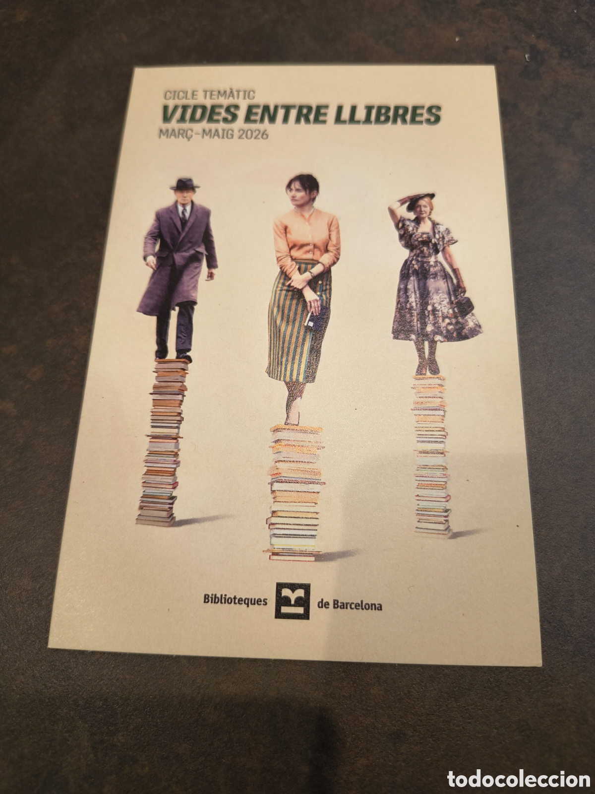 Postales: SIMIL POSTAL. FLYER. VIDES ENTRE LLIBRES - Foto 1