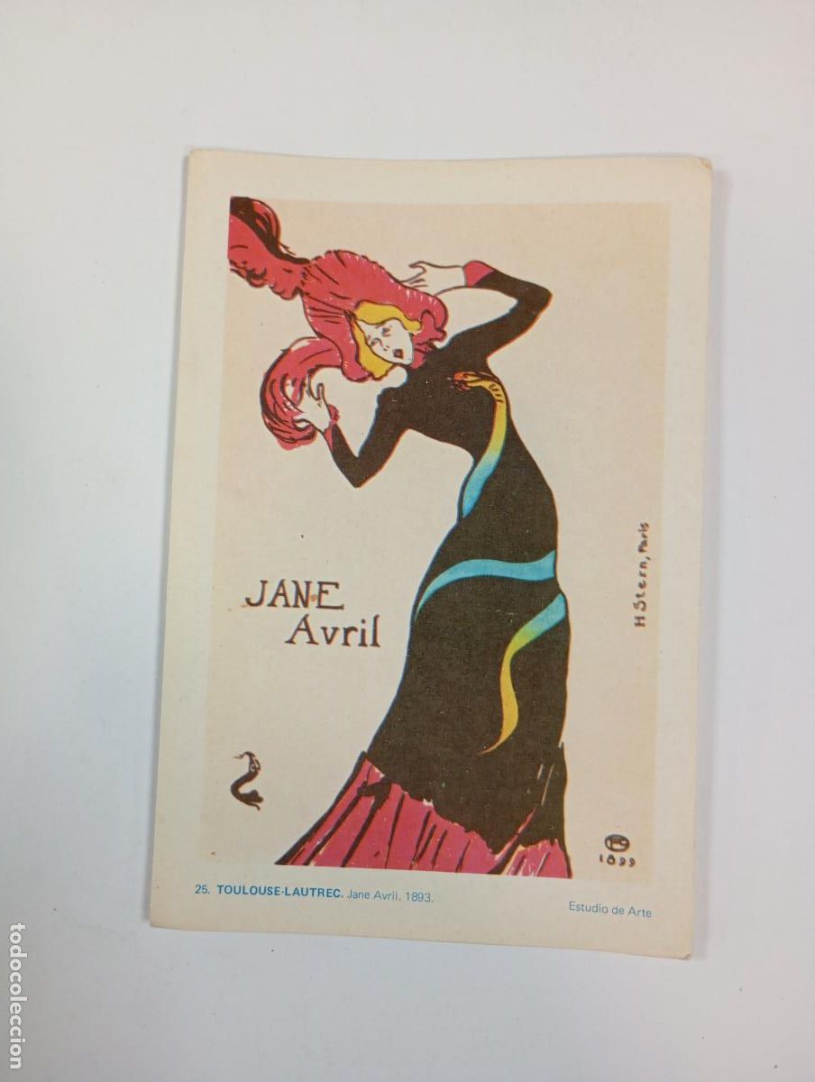 Postales: POSTAL TOULOUSE LAUTREC. JANE AVRIL. TDKP29B
