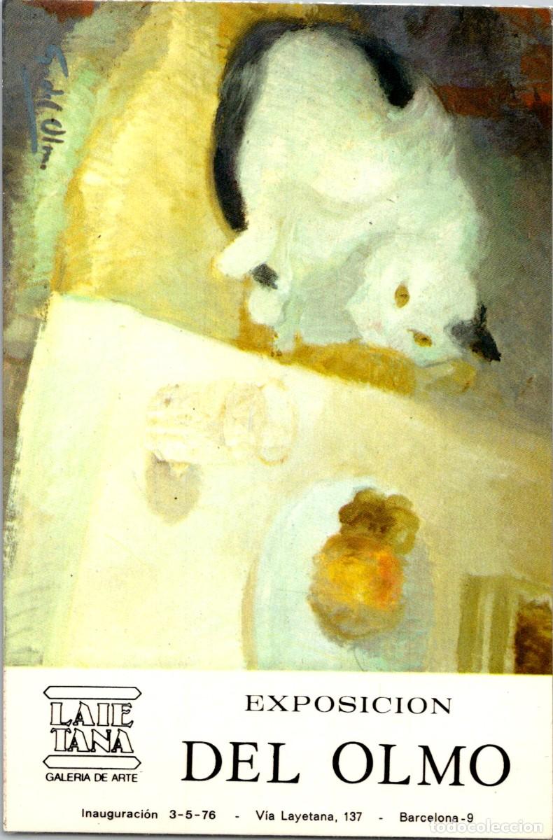Postales: Barcelona - Galer&iacute;a de Arte Laietana - Exposici&oacute;n: Del Olmo - 03.05.1976 - Postal - 150x100mm