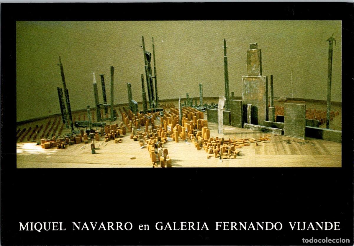 Postales: Madrid - Galer&iacute;a Fernando Vijande -Miquel Navarro- La Ciudad 84-85 -10.01.1986 - Postal - 150x105mm