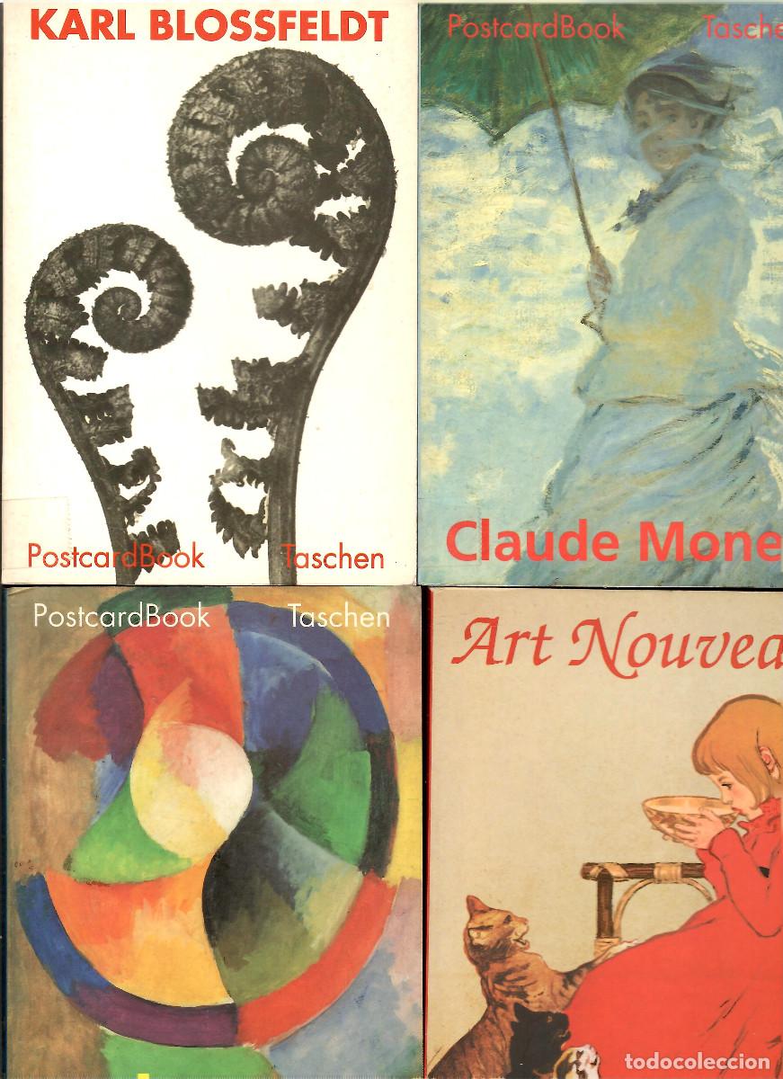 Postales: LOTE DE 6 LIBROS TASCHEN DE POSTALES ARTISTICAS - Foto 1