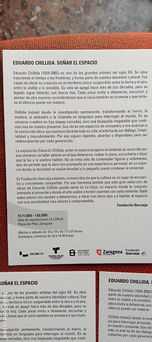 Postales: Eduardo Chillida. So&ntilde;ar el espacio - Foto 2