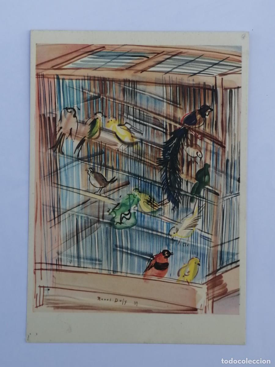 Postales: POSTAL 18887 SIN USO-FRANCIA HAZAN -87 R. DUFY LA CAGE -ARTE JAULA PAJARO FAUNA