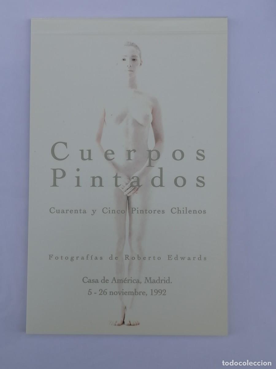 Postales: POSTAL 18865 NUEVA-CASA DE AMERICA MADRID -CUERPOS PINTADOS PINTORES CHILENOS -SET DE 7 POSTALES EN