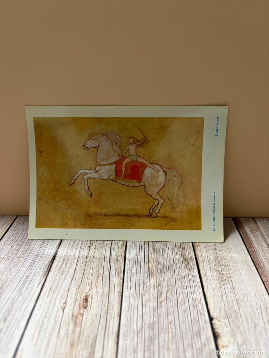Postales: TARJETA POSTAL &ndash; 55. PICASSO &ndash; PEQUE&Ntilde;A AMANAZONA &ndash; ESTUDIO ARTE