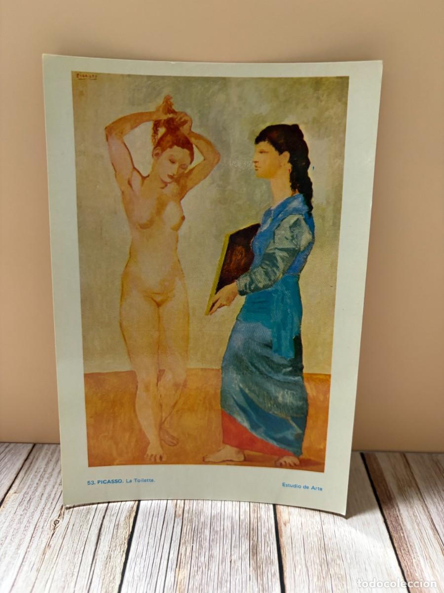 Postcards: TARJETA POSTAL &ndash; 53. PICASSO &ndash; LA TOILETTE &ndash; ESTUDIO ARTE