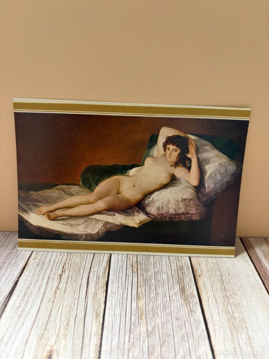 Postales: TARJETA POSTAL. N&ordm; 17.- GOYA 1746-1828. LA MAJA DESNUDA. MUSEO DEL PRADO 742. ESCUDO DE ORO